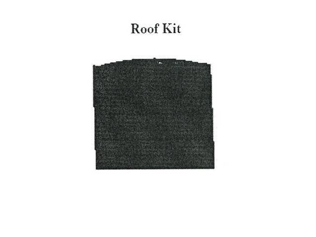 Roof / Headliner Kit, Acousti Shield, Quite Ride Solutions, 2 Stage Kit, Incl Sound Damper Pads And Thermal And Vibration Damping Panels, Designed To Apply Directly To The Roof To Reduce Heat And Road Noise 