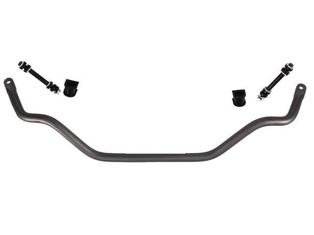 Sway Bar, Front, Hellwig, 1 5/16 Inch, Gray Hammer Tone Finish, Chromolly Steel, Incl Polyurethane Bushings And Plated Hardware, W/ End Links