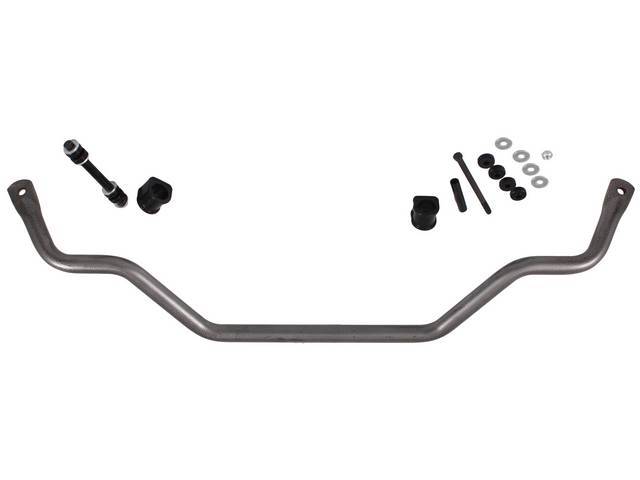 Sway Bar, Front, Hellwig, 1 3/8 Inch, Gray Hammer Tone Finish, Tubular Dom Steel, Incl Polyurethane Bushings And Plated Hardware, W/ End Links