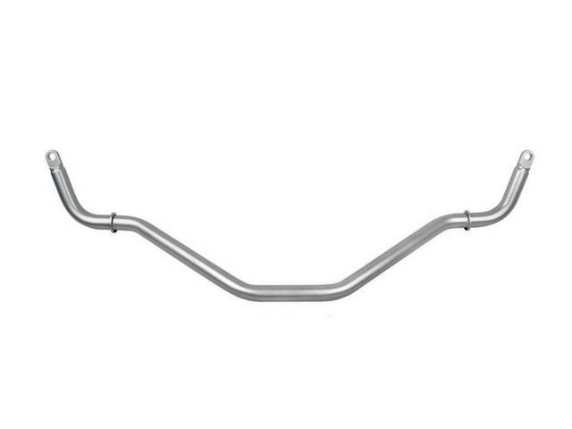 Sway Bar, Front, Steeda, 1.375 Inch, Silver Finish, Tubular Dom Steel, Incl Polyurethane Pivot Bushings, Does Not Incl End Link Bushings