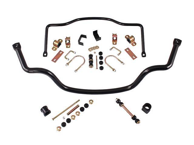 Sway Bar Kit, Front And Rear, Street Bandit Performance, Incl Front 1 3/8 Inch Bar And Rear 7/8 Inch Bar, All Mounting Hardware And Bushings Included