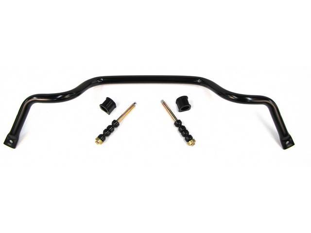 Sway Bar Kit, Front, 1 3/8 Inch, Black, Tubular, Incl Urethane Bushings & Hardware, These Bars Are The Same Diameter As The Factory Bar, They Also Use Factory Mounting Location, They Are Designed To Save Weight Over The Factory Oem Style Bars