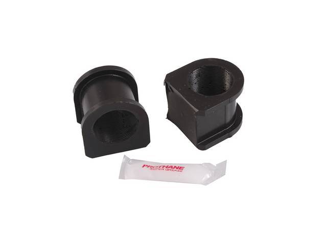 Insulators, Front Sway Bar, W/ 1 5/16 Inch Bar, Prothane, Black, These Are Performance Urethane Bushings. Must Reuse Your Factory Brackets