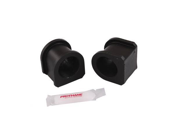 Insulators, Front Sway Bar, W/ 1 3/8 Inch Bar, Prothane, Black, These Are Performance Urethane Bushings. Must Reuse Your Factory Brackets