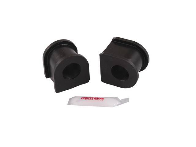 Insulators, Front Sway Bar, W/ 25 Mm Bar, Prothane, Black, These Are Performance Urethane Bushings. Must Reuse Your Factory Brackets