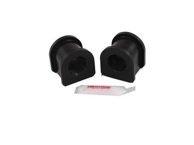 Insulators, Front Sway Bar, W/ 27 Mm Bar, Prothane, Black, These Are Performance Urethane Bushings. Must Reuse Your Factory Brackets