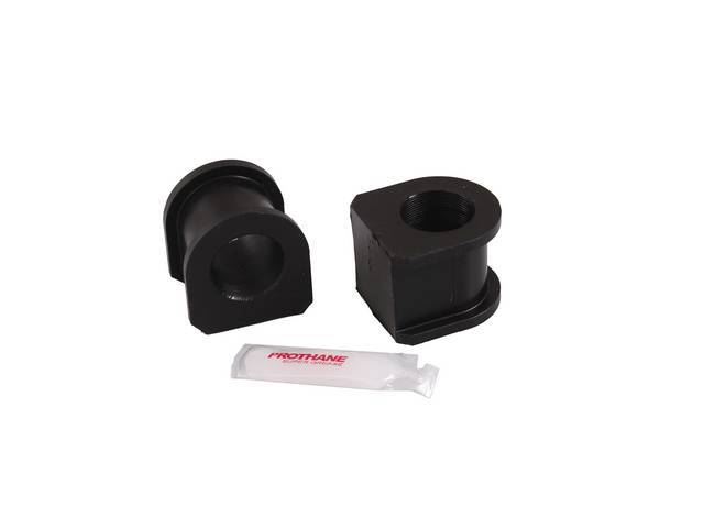 Insulators, Front Sway Bar, W/ 29 Mm Bar, Prothane, Black, These Are Performance Urethane Bushings. Must Reuse Your Factory Brackets