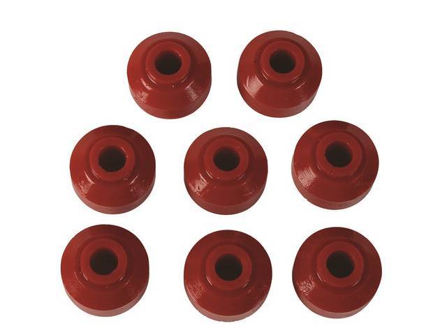 Bushing Kit, Front End Link, Prothane, Red, Incl (8) Bushings, Designed To Work With Stock Hardware