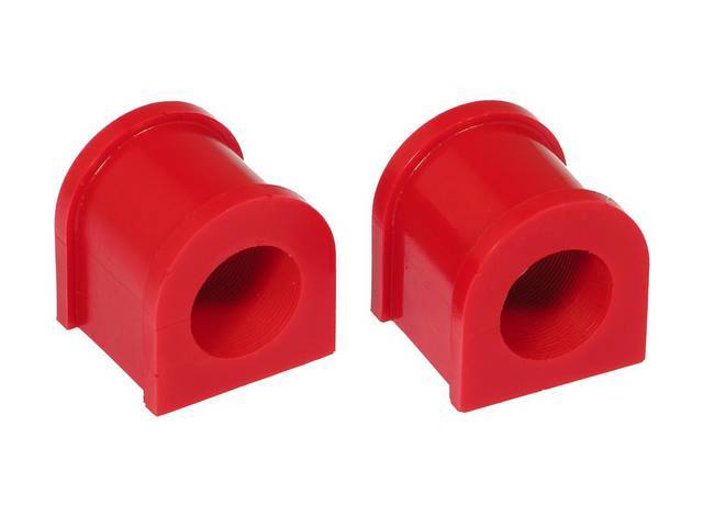 Insulators, Rear Sway Bar, W/ 25mm Inch Bar, Prothane, Red, These Are Performance Urethane Bushings. Must Reuse Your Factory Brackets