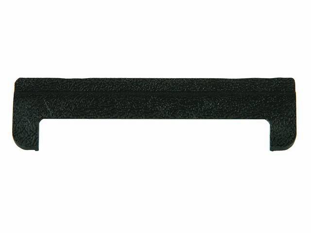 Bezel, Front Seat Shoulder Strap Opening, Black, Rh Or Lh, Paint To Match, Repro, E7zz-6160220-A