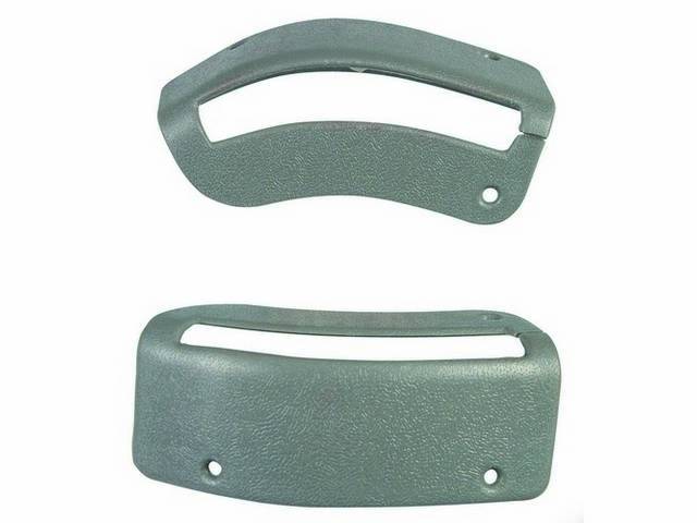 Covers, Front Seat Shoulder Strap Opening, Gray, Pair, Paint To Match, Repro, E5zz-7660230-D