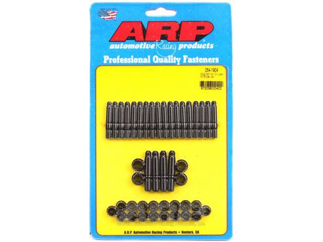 ARP 302/351W Oil Pan Stud Kit Black Oxide 12-Point Style (254-1904) W/ Side Support Rails