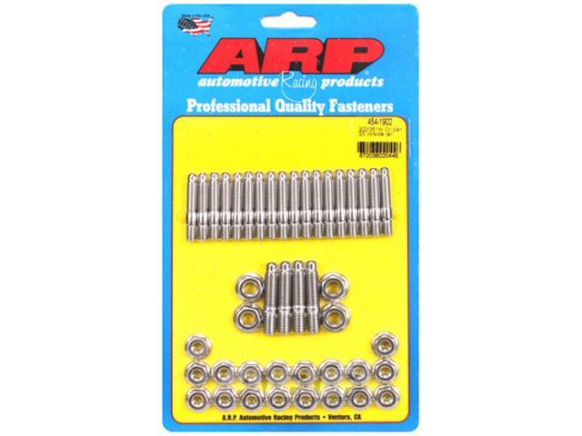 ARP 302/351W Oil Pan Stud Kit Stainless Hex Head Style (454-1902) W/ Side Support Rails
