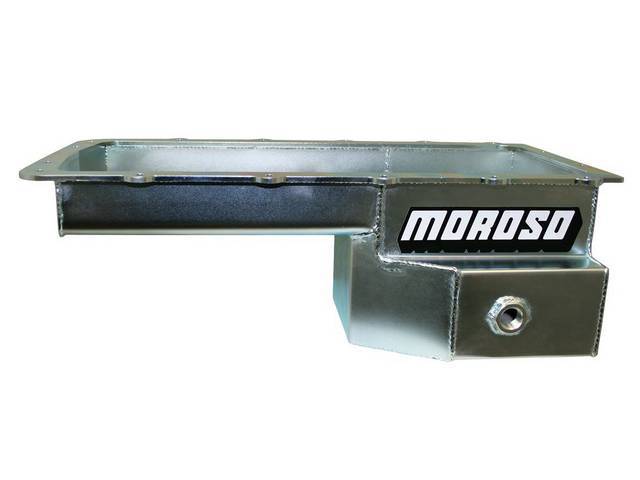 Moroso Road Race Style Ford 5.0 Coyote Swap Steel Oil Pan for (79-04) 