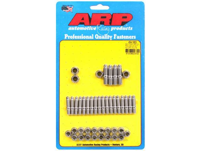 ARP 289/302/351W & 351C Oil Pan Stud Kit Stainless 12-Point Style (454-1903) W/O Side Support Rails
