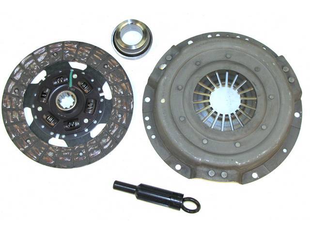 Premium Clutch Set, New, Ram, Oem Style, 8 1/2 Inch X 1 1/16 Inch, 10 Spline, Incl Pressure Plate, Disc, Throw Out Bearing, Alignment Tool, Repro
