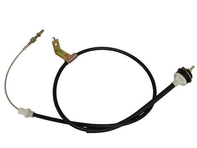 Cable, Adjustable Clutch, Street Bandit, Stainless Steel Inner Cable W/ Low Friction Lining, Incl Heavy Duty Out Jacket And Nylon Firewall Bushing