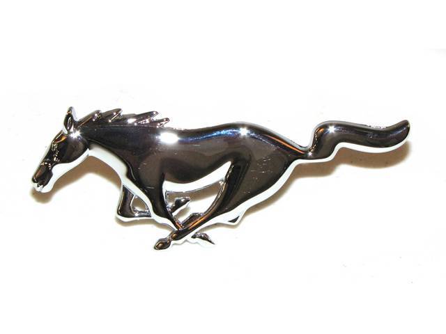 Ornament, Radiator Grille, Running Horse, Chrome Die Cast, W/ Attaching Hardware, Oe Style Repro, F3zz-8213-A ** Official Licensed Ford Product **