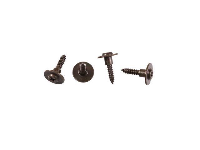 Mounting Kit, Radiator Air Deflector Seal, Incl (4) Correct Style Screws, Designed To Mount Your Seal To The Lower Radiator Core Support, These Are Original Ford Hardware And Some Of The Last Remaining