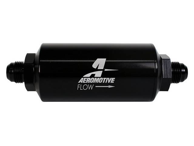 AEROMOTIVE 10 Micron AN-08 In-Line Fuel Filters (12375) E85 / Alcohol