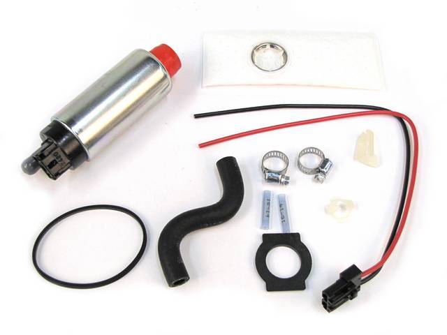 Electric Fuel Pump Kit, In Tank, Bbk Performance, 190 Lph, Incl Strainer And All Installation Hardware, Made To Oem Dimension For Proper Fit.