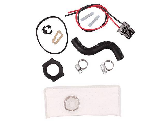Installation Kit, Fuel Pump, Walbro, Incl Filter, Clamps, Gaskets And Clips And Wiring Required For Proper 190 Lph Or 255 Lph Fuel Pump Installation