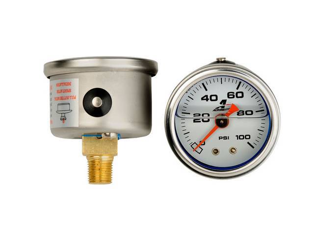 AEROMOTIVE Liquid Filled Fuel Pressure Gauge for 79-04