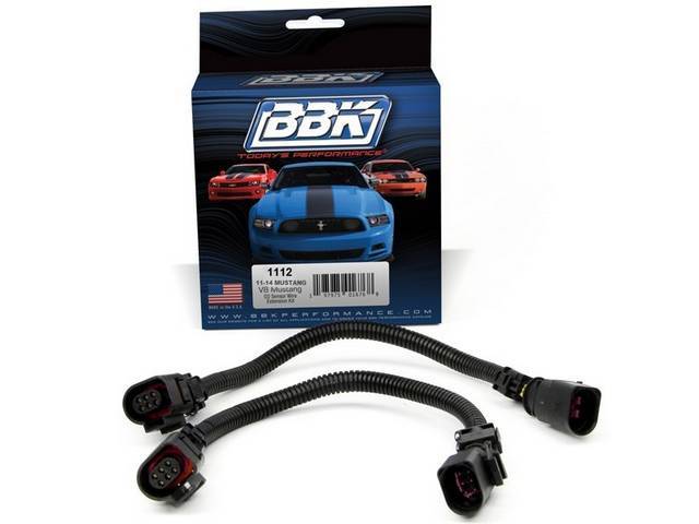 Wire Extension Harness, Oxygen Sensor, Bbk Performance, Incl (2) Extension Plus Designed Using Oem Connectors, Designed For 2011-2014 Mustang 5.0 Coyote Engines Or Gen 1 Versions, Great For Coyote Swap Mustangs