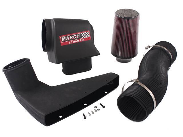 Ram Air Kit, March Performance, Incl Air Scoop, Air Box, Filter And Duct Work, 15hp Increase By Ramming Denser Cold Air Into The Engine