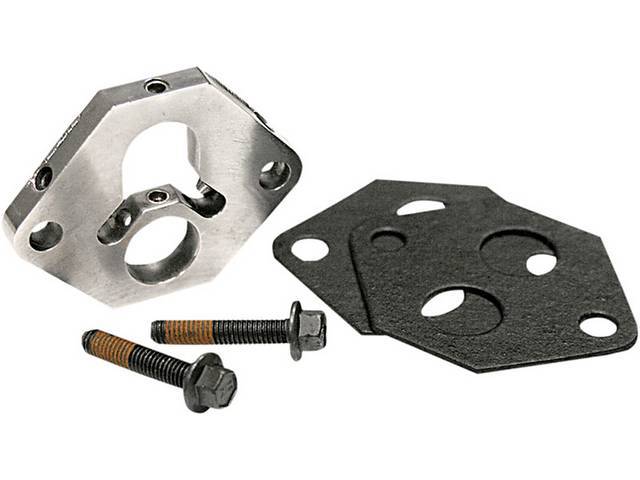 Plate Kit, Engine Idle Air Bypass, Original, Incl (2) Correct Length Bolts, Plate And (2) Gaskets, Designed By Ford To Help With Idle Trouble