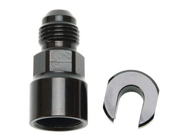 Russell SAE Quick Disconnect Threaded Cap Style Fitting 3/8 SAE to -6AN MALE (Coyote Engines)