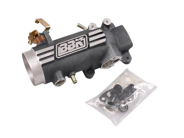 Throttle Body / Intake Plenum Assy, Air Intake, Bbk Performance, 78 Mm Opening, Incl Hardware, This Is A All And One Unit Designed To Replace You Throttle Body And Upper Intake Plenum