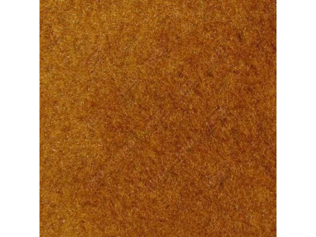 Carpet, Standard Cut Pile Nylon, Molded, Chamois / Caramel, Incl Complete Passenger Area Only, Jute Padding, Correct Heal Pad, Does Not Incl Rear Hatchback Carpet, Repro