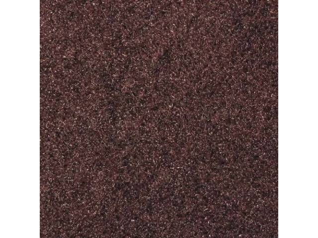 Carpet, Standard Cut Pile Nylon, Molded, Walnut, Incl