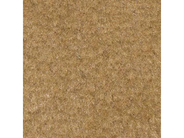 Carpet, Standard Cut Pile Nylon, Molded, Desert Tan,