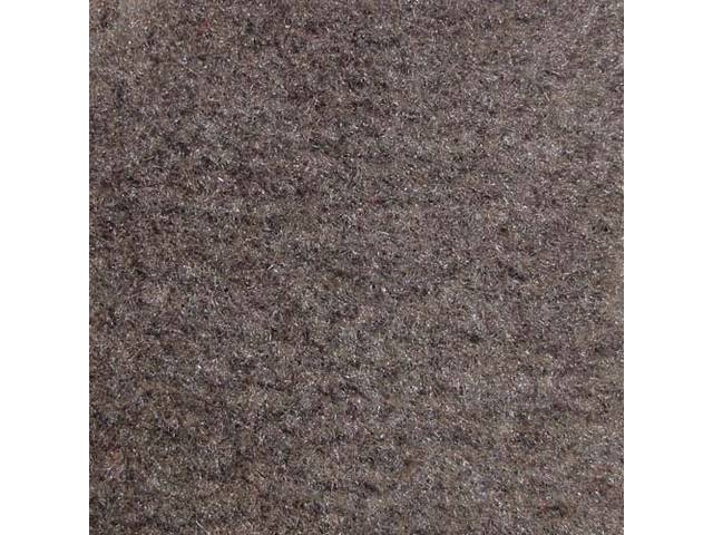 Floor Mats, Carpet, Cut Pile Nylon, Smoke Gray,