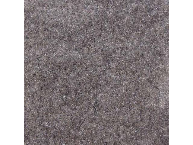 Floor Mats, Carpet, Cut Pile Nylon, Opal Gray,
