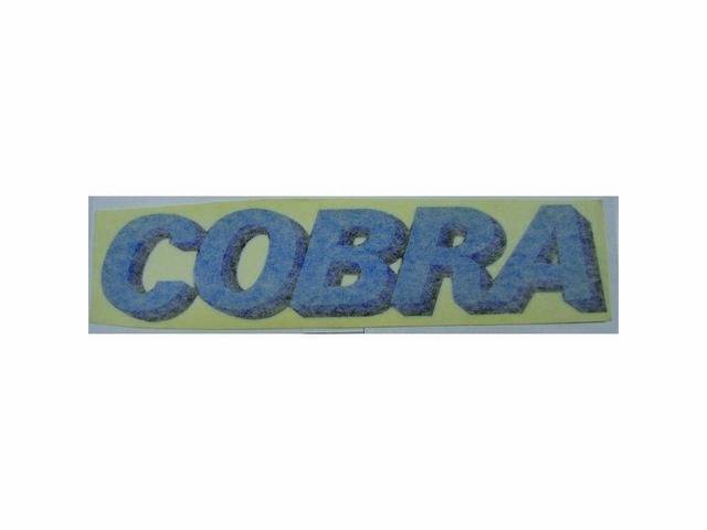 Decal, Cobra Door, Blue, Repro