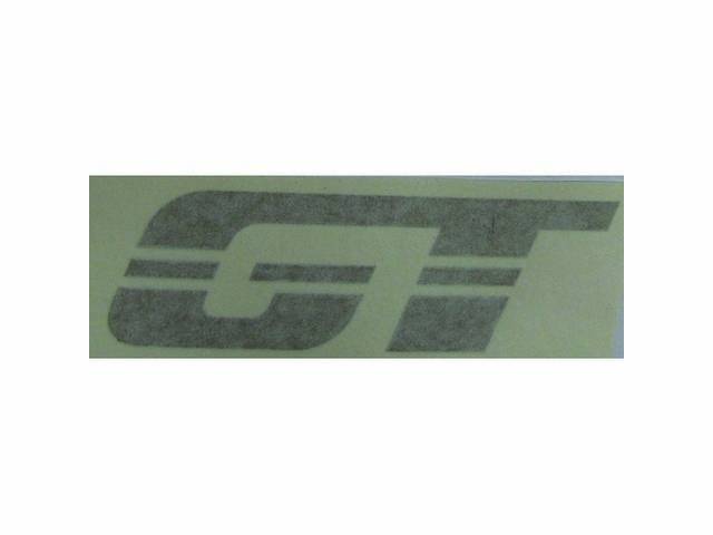 Decal, Hood, *Gt*, Tan Lettering, Repro