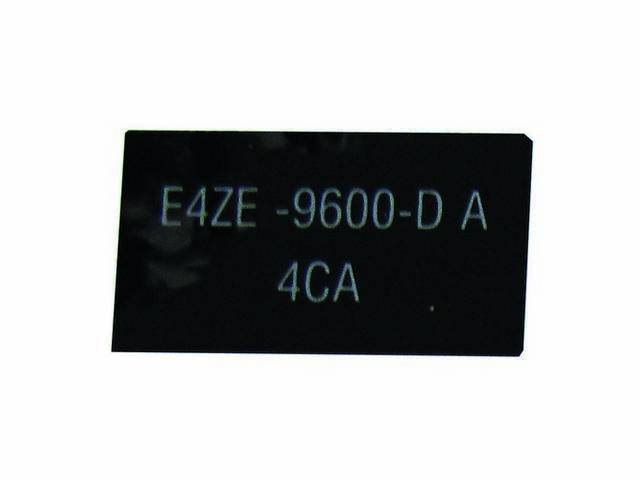 Decal, Air Cleaner Part Number, W/ Part Number *E4ze-9600-Da*, Repro