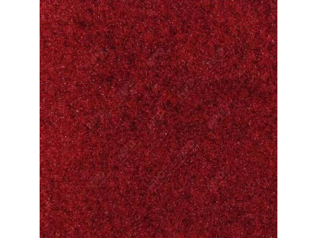 Carpet, Rear Hatch Area, Cut Pile, Medium Red,