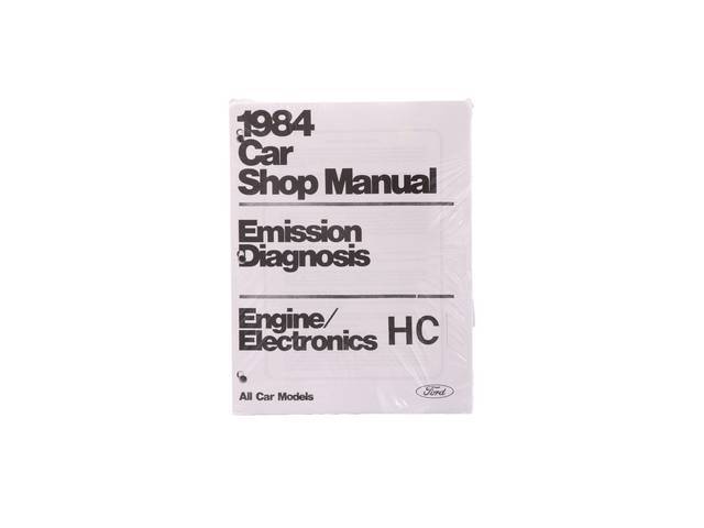 Emissions Diagnosis Service Manual, 1984 Mustang