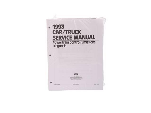 Emissions Diagnosis Service Manual, 1993 Mustang