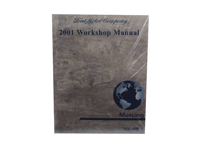 Shop Manual, Reprint Of Original, 2001 Mustang, Note That Shop Manuals May Incl Other Ford, Lincoln And Mercury Car Models