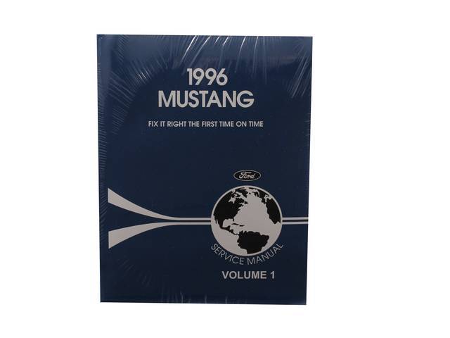 Shop Manual, Reprint Of Original, 1996 Mustang, Note That Shop Manuals May Incl Other Ford, Lincoln And Mercury Car Models