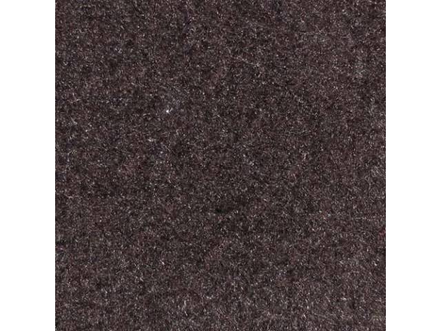 Carpet, Quarter Trim, Pair, Ebony, Convertible Models Only, Incl Rh And Lh Sides, Use General Spray Adhesive To Attach, Repro
