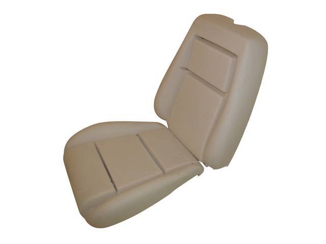 Seat Foam, Bucket, Incl Top And Bottom, Excellent Repro