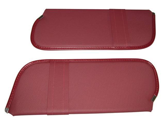 Sunvisor Set, Canyon Red / Red, Tier Grain