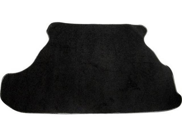 Coupe Rear Trunk Area Carpet Black #801 for (79-83) W/o Logo