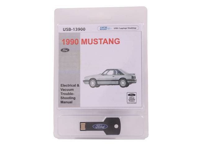 USB Drive 1990 Mustang Electrical & Vacuum Trouble-Shooting Manual (EVTM)